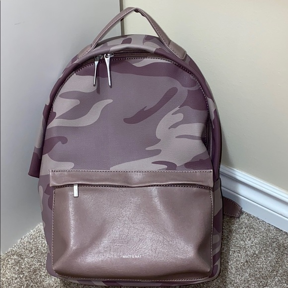 Matt & Nat Handbags - Matt & Nat Munich Camo Backpack